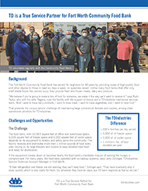 Image for TDIndustries is a True Service Partner for Fort Worth Community Food Bank