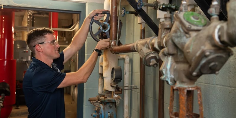 Backflow testing plumbing services for commercial facilities