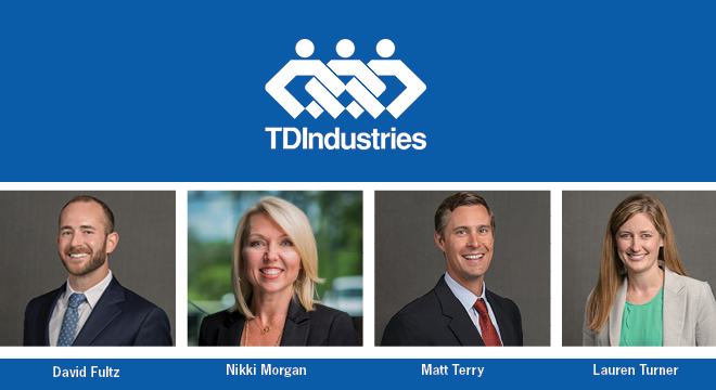 Image for TDIndustries Announces Four New Executive Leadership Team Members