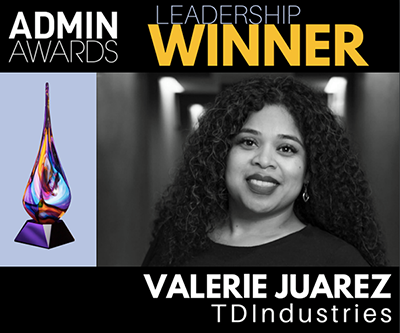 Image for TDIndustries’ Valerie Juarez Receives Admin Award in Leadership