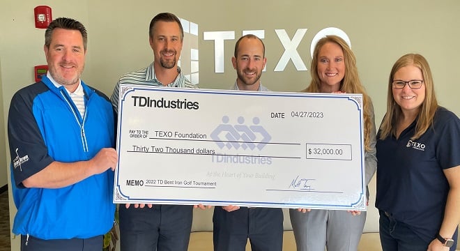 Image for TDIndustries Raises $32K for TEXO Foundation At Bent Iron Golf Tournament